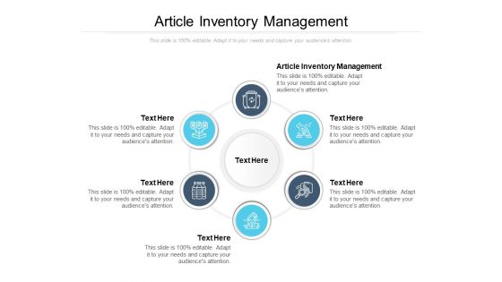 Article Inventory Management Ppt PowerPoint Presentation Pictures Layout Cpb