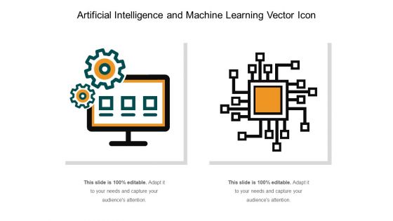 Artificial Intelligence And Machine Learning Vector Icon Ppt PowerPoint Presentation Gallery Design Templates PDF
