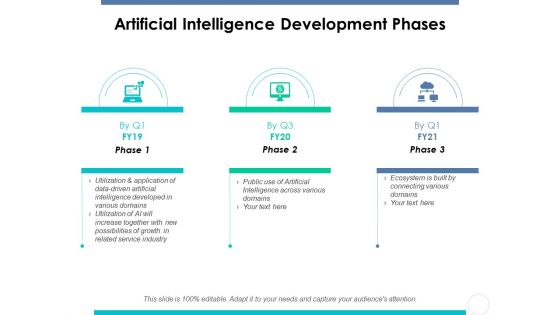 Artificial Intelligence Development Phases Ppt PowerPoint Presentation Infographics Good