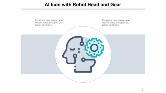 Artificial Intelligence Icon Brain Gear Ppt PowerPoint Presentation Complete Deck