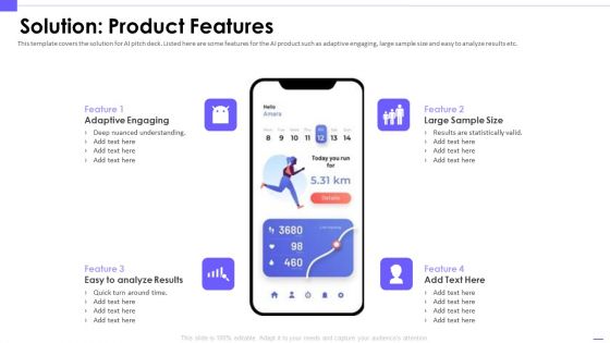 Artificial Intelligence Investor Solution Product Features Themes PDF