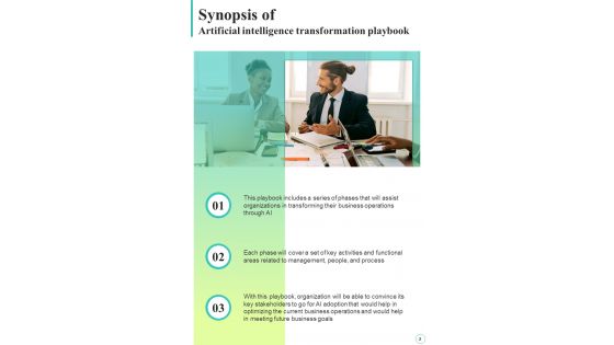 Artificial Intelligence Transformation Playbook Template