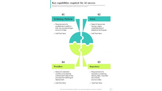 Artificial Intelligence Transformation Playbook Template
