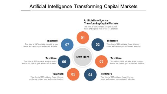 Artificial Intelligence Transforming Capital Markets Ppt PowerPoint Presentation Summary Layout Cpb Pdf