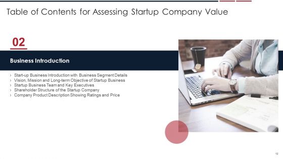 Assessing Startup Company Value Ppt PowerPoint Presentation Complete Deck With Slides