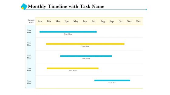 Assessment Of Fixed Assets Monthly Timeline With Task Name Infographics PDF