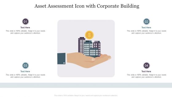 Asset Assessment Icon With Corporate Building Icons PDF Asset Assessment Icon With Corporate Building Icons PDF