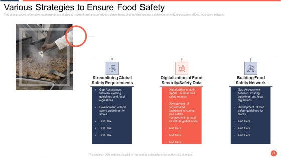 Assuring Food Quality And Hygiene Ppt PowerPoint Presentation Complete Deck With Slides