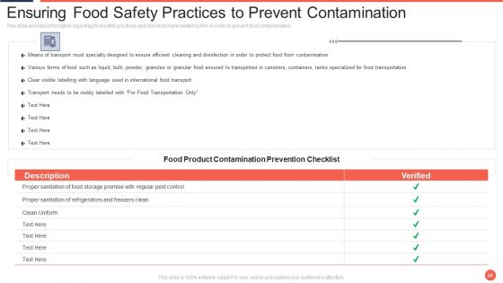 Assuring Food Quality And Hygiene Ppt PowerPoint Presentation Complete Deck With Slides