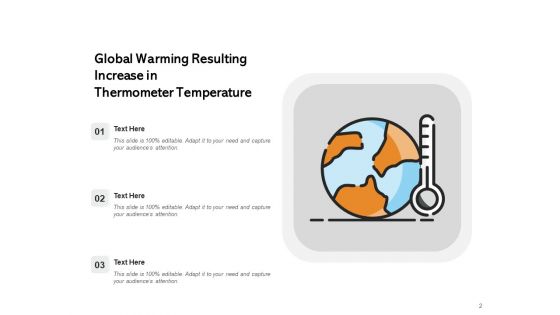 Atmospheric Heating Red Thermometer Global Warming Ppt PowerPoint Presentation Complete Deck