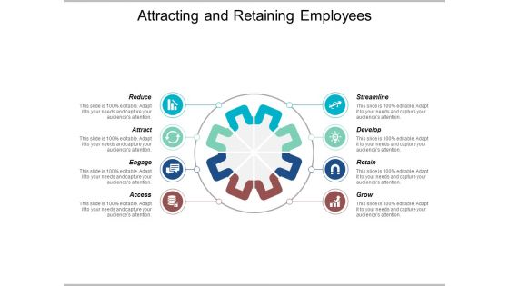 Attracting And Retaining Employees Ppt Powerpoint Presentation File Slide Portrait