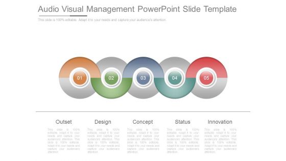 Audio Visual Management Powerpoint Slide Template