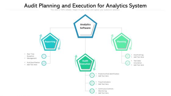 Audit Planning And Execution For Analytics System Ppt PowerPoint Presentation File Guide PDF