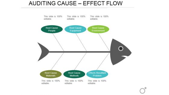 Auditing Cause Effect Flow Ppt PowerPoint Presentation Pictures Smartart