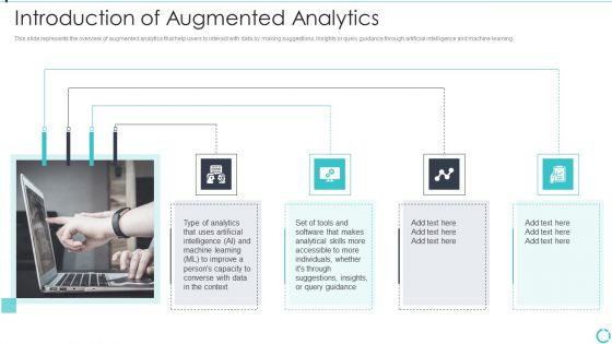 Augmented Analytics Implementation IT Introduction Of Augmented Analytics Portrait PDF