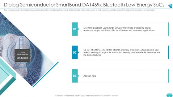 Augmented And Virtual Reality Technologies Dialog Da1469x Bluetooth Low Energy Socs Diagrams PDF