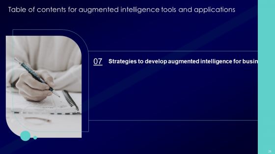 Augmented Intelligence Tools And Applications IT Ppt PowerPoint Presentation Complete Deck With Slides