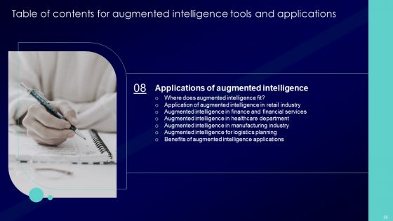 Augmented Intelligence Tools And Applications IT Ppt PowerPoint Presentation Complete Deck With Slides