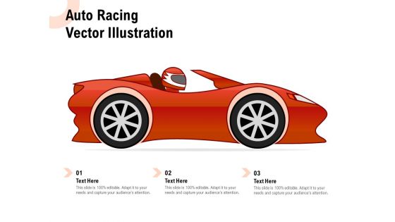 Auto Racing Vector Illustration Ppt PowerPoint Presentation Professional Smartart