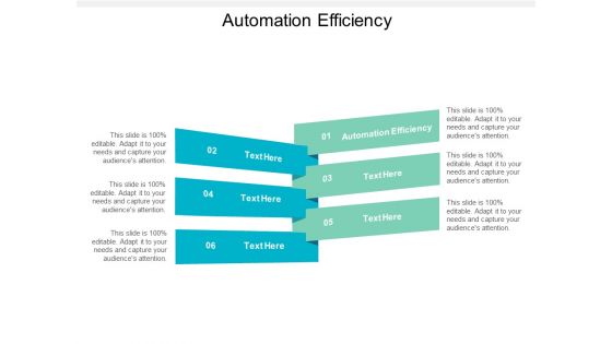 Automation Efficiency Ppt PowerPoint Presentation Model Slideshow Cpb Automation Efficiency Ppt PowerPoint Presentation Model Slideshow Cpb