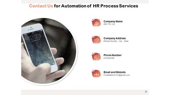 Automation Proposal To Transform HR Processes Ppt PowerPoint Presentation Complete Deck With Slides