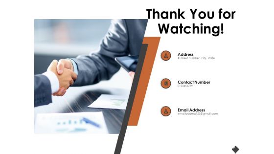 Automation Techniques And Solutions For Business Thank You For Watching Ppt Pictures Layouts PDF