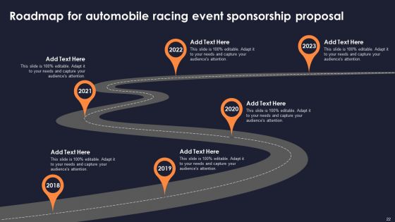 Automobile Racing Event Sponsorship Proposal Ppt PowerPoint Presentation Complete Deck With Slides