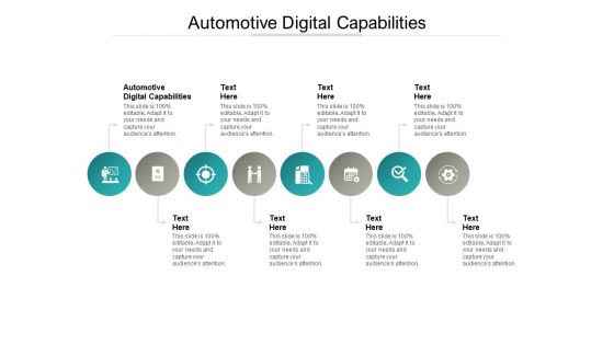 Automotive Digital Capabilities Ppt PowerPoint Presentation Inspiration Infographic Template Cpb Pdf