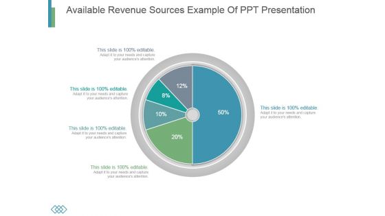 Available Revenue Sources Example Of Ppt Presentation