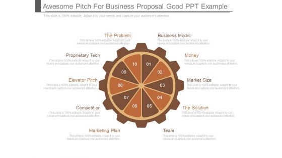 Awesome Pitch For Business Proposal Good Ppt Example