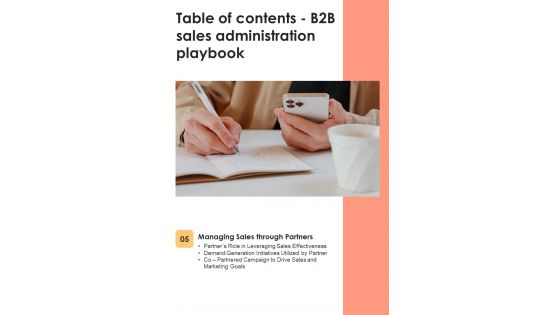 B2B Sales Administration Playbook Template