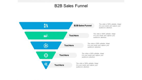 B2B Sales Funnel Ppt PowerPoint Presentation Infographic Template Structure Cpb