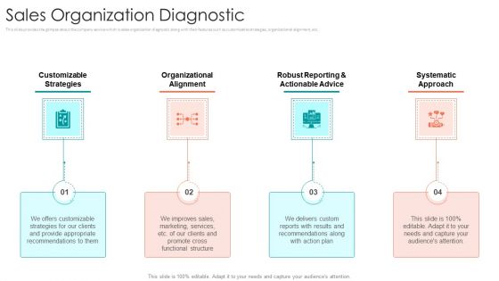 B2B Sales Procedure Counselling Sales Organization Diagnostic Infographics PDF