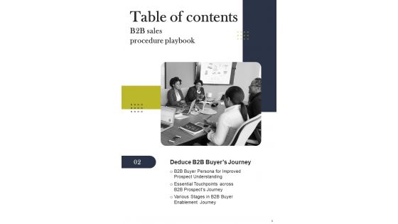 B2B Sales Procedure Playbook Template