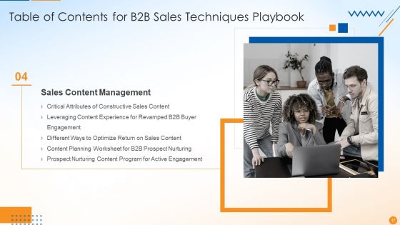 B2B Sales Techniques Playbook Ppt PowerPoint Presentation Complete Deck With Slides