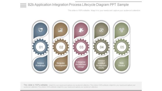 B2b Application Integration Process Lifecycle Diagram Ppt Sample