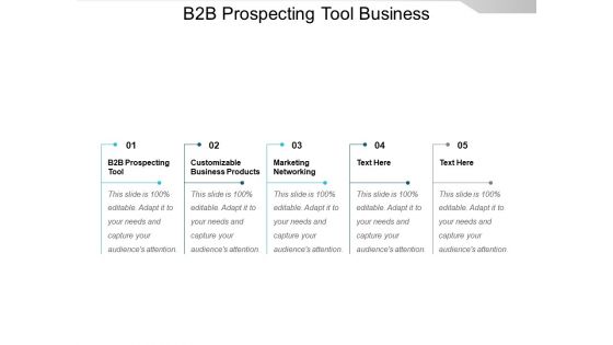 B2b Prospecting Tool Customizable Business Products Marketing Networking Ppt PowerPoint Presentation Summary Graphics Pictures