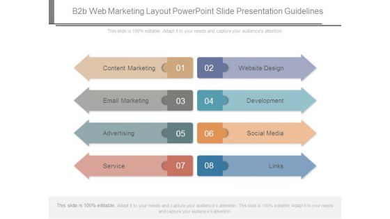 B2b Web Marketing Layout Powerpoint Slide Presentation Guidelines