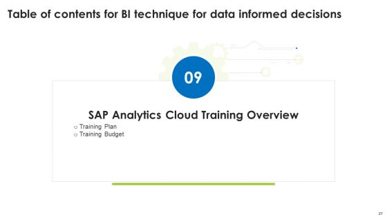 BI Technique For Data Informed Decisions Ppt PowerPoint Presentation Complete With Slides