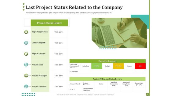 BPO Managing Enterprise Financial Transactions Last Project Status Related To The Company Sample PDF BPO Managing Enterprise Financial Transactions Last Project Status Related To The Company Sample PDF