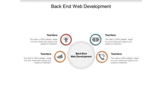 Back End Web Development Ppt PowerPoint Presentation Infographic Template Elements Cpb