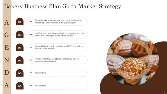 Bakery Business Plan Go To Market Strategy