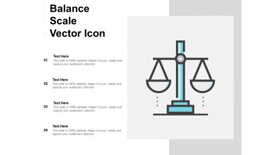 Balance Scale Vector Icon Ppt PowerPoint Presentation Summary Tips