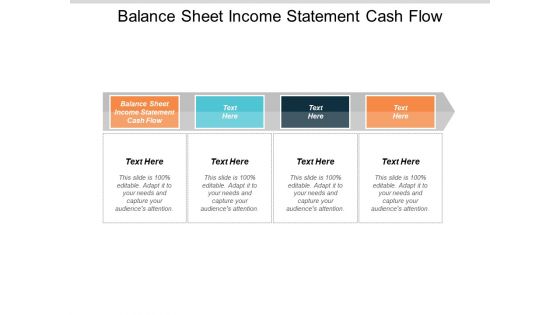 Balance Sheet Income Statement Cash Flow Ppt PowerPoint Presentation File Examples Cpb