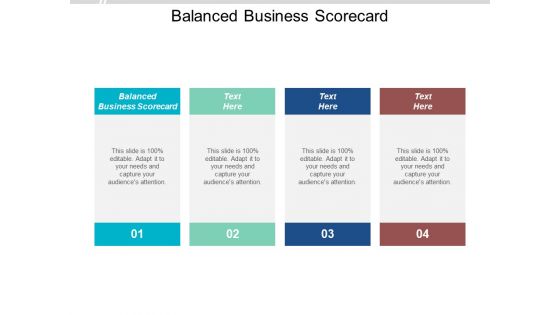 Balanced Business Scorecard Ppt Powerpoint Presentation Infographic Template Templates Cpb