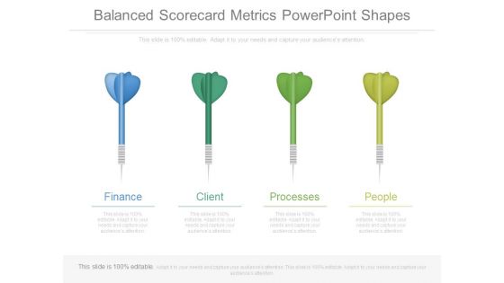 Balanced Scorecard Metrics Powerpoint Shapes