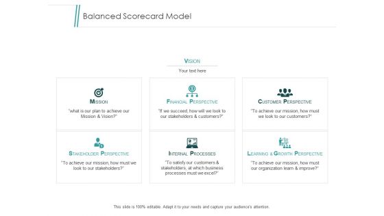 Balanced Scorecard Model Ppt PowerPoint Presentation Professional Influencers Balanced Scorecard Model Ppt PowerPoint Presentation Professional Influencers