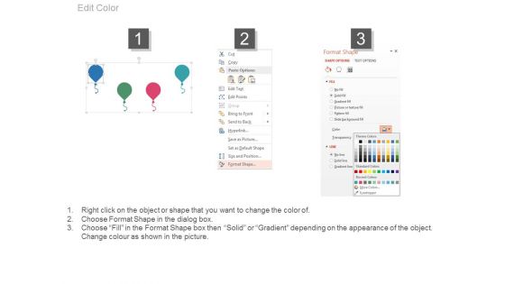 Balloons Infographic Design Template Powerpoint Template