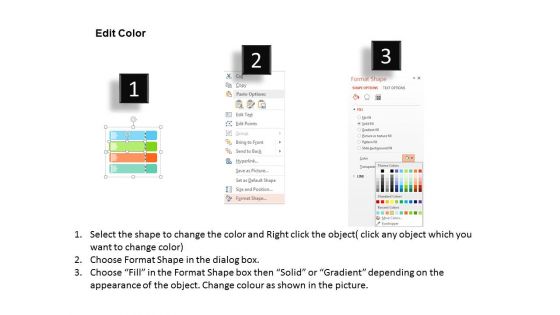 Banners Infographic For Text Representation Powerpoint Templates