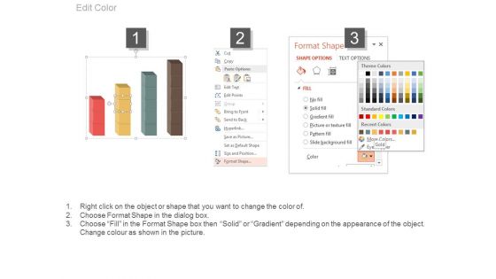 Bar Graph Displaying Profit Growth Powerpoint Slides